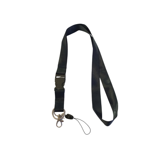 3/4 Black Lanyard