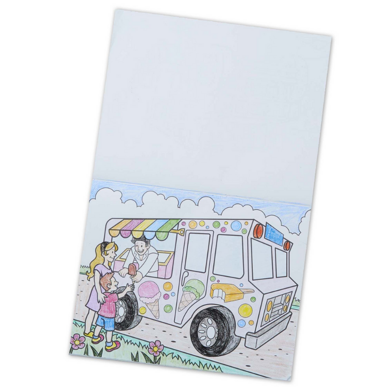 Melissa & Doug - Jumbo Coloring Pad - Vehicles