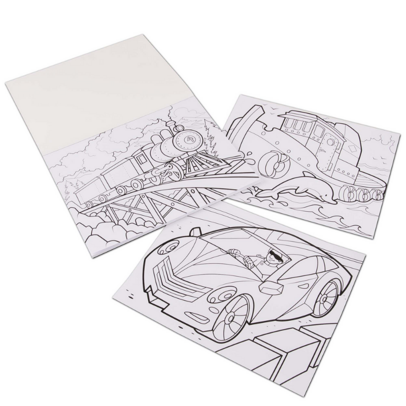 Melissa & Doug - Jumbo Coloring Pad - Vehicles