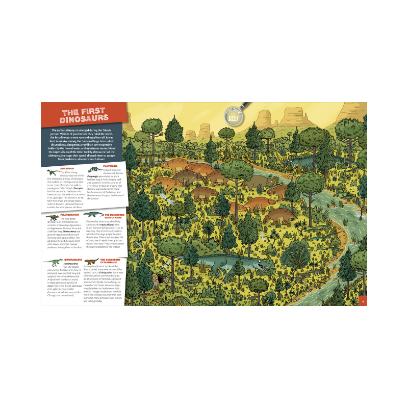 Peter Pauper Seek and Find Dinosaurs Book