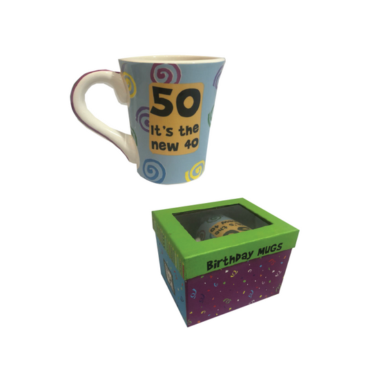 50 It's The New 40 Birthday Mug - 18oz