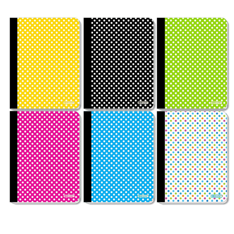 BAZIC Polka Dot C/R Composition Book (100 Sheets)