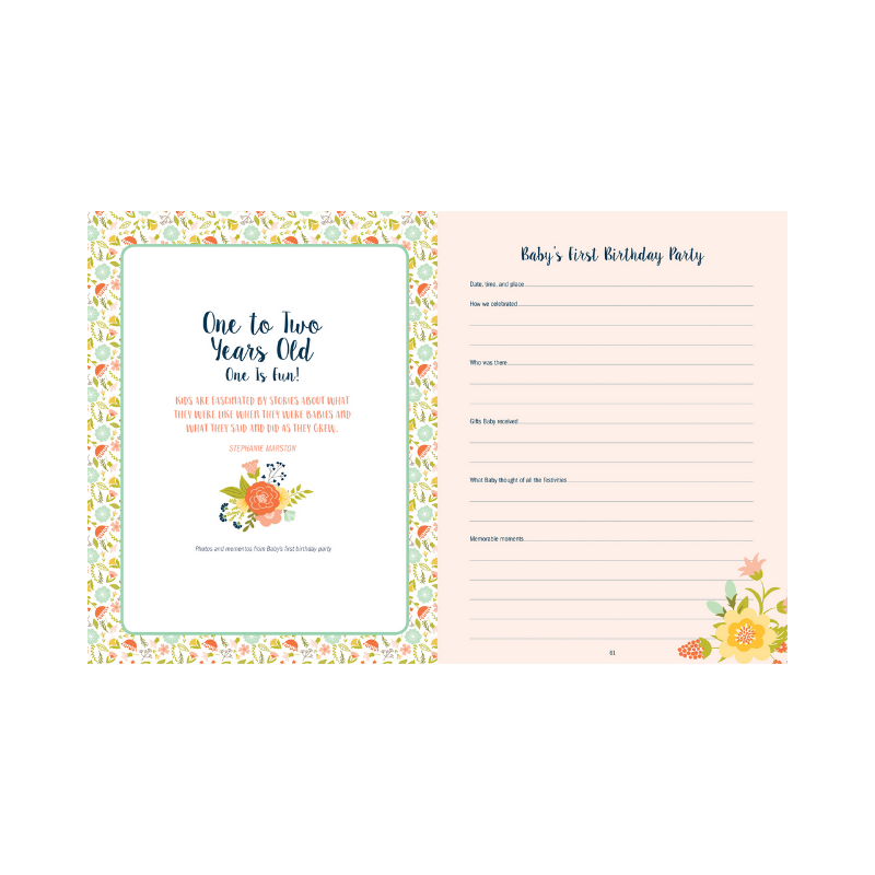 Peter Pauper Baby's Book: The First Five Years
