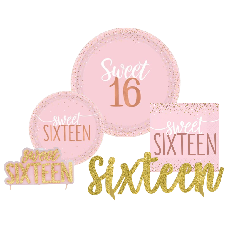 5pc Sweet Sixteen Party Bundle