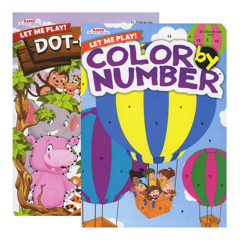 BAZIC KAPPA Activity & Colouring Let Me Play Book