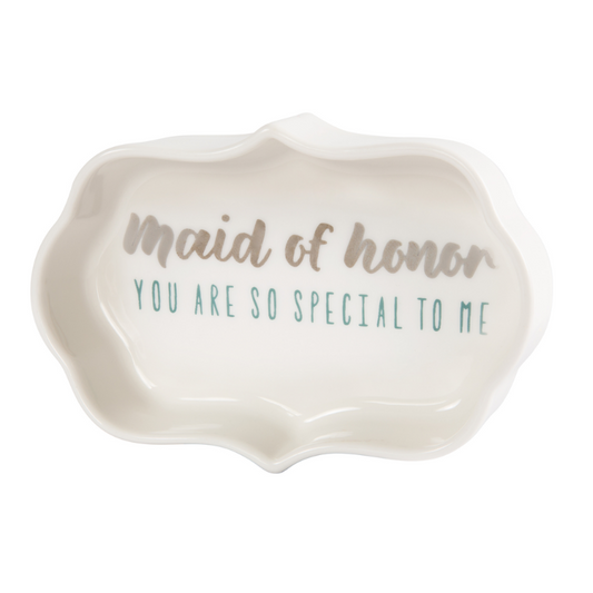 Pavilion 4" Trinket Dish - Maid of Honour