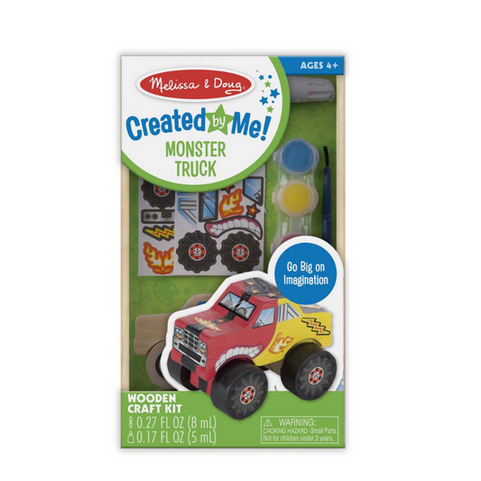 Melissa & Doug - Created by Me! Monster Truck Wooden Craft Kit