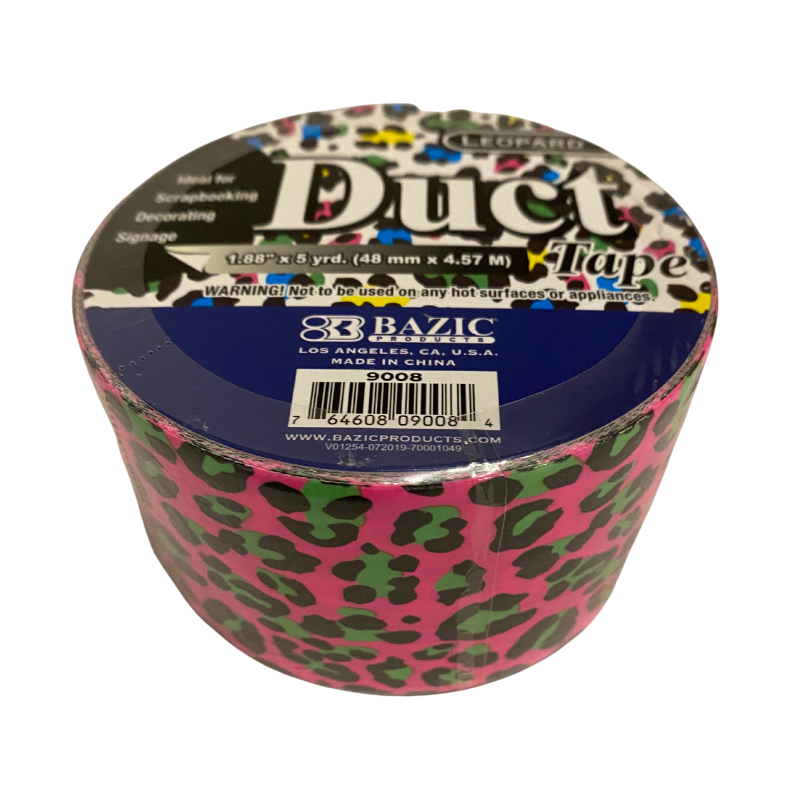 BAZIC 1.88" X 5 Yards Leopard Series Duct Tape