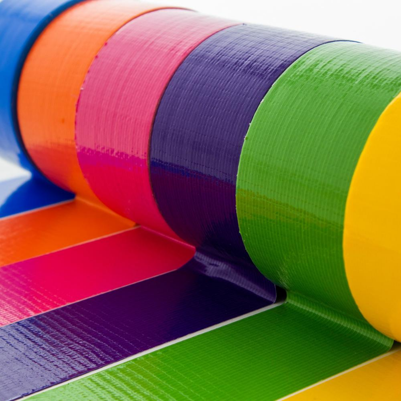 BAZIC 1.88" X 10 Yard Assorted Fluorescent Coloured Duct Tape