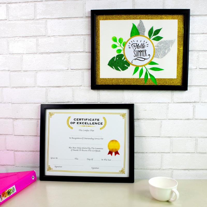 BAZIC 11" X 14" Multipurpose Certificate Frame w/ Glass Cover