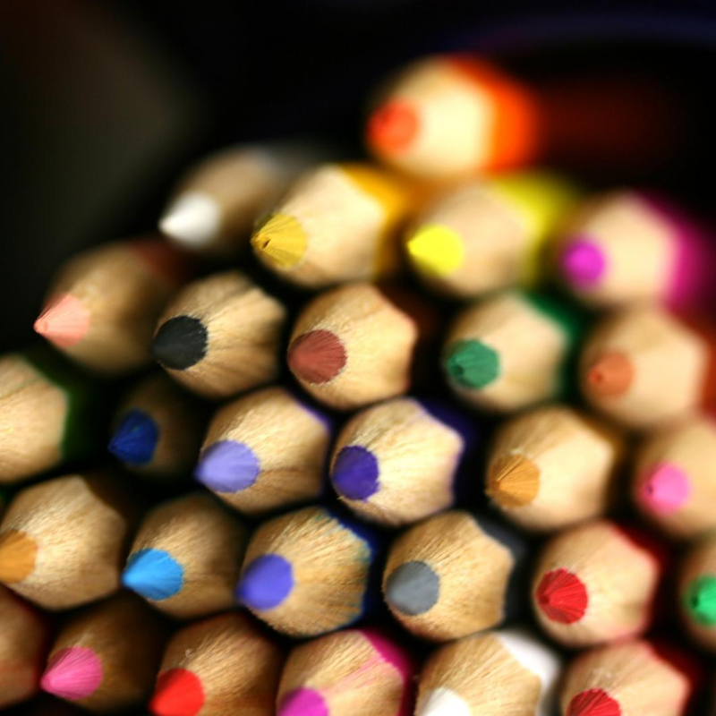 BAZIC Mini Coloured Pencil (12/Pack)