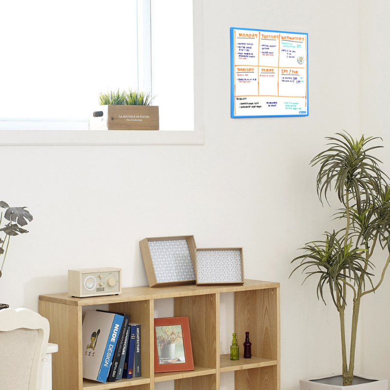 BAZIC 14" x 14" Magnetic Dry Erase Tile