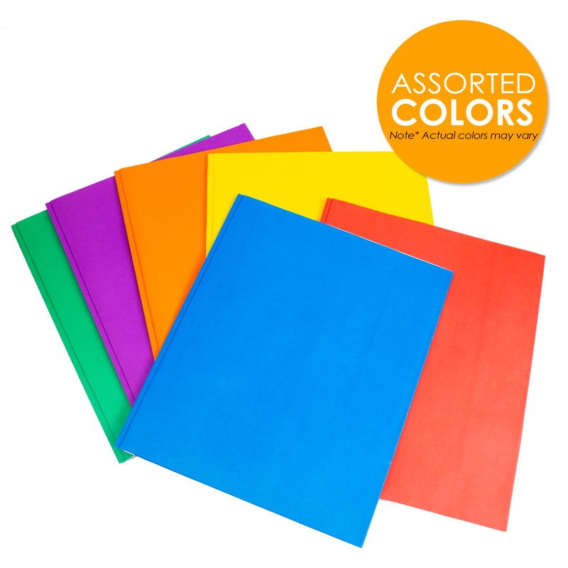 BAZIC 2-Pocket Portfolio - Assorted Colours