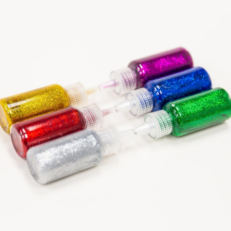 BAZIC 20ml Classic Color Glitter Glue (6/Pack)