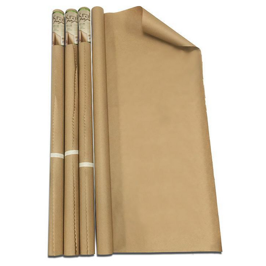 BAZIC 30" X 14 ft. All-Purpose Natural Kraft Wrap Paper Roll