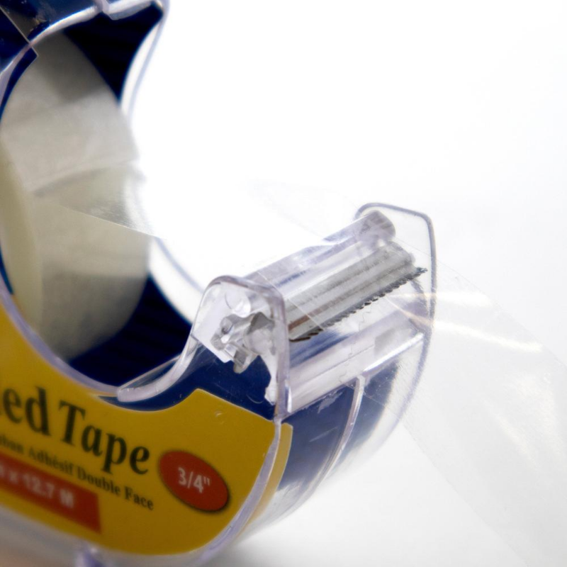 BAZIC 3/4" X 500" Double Sided Permanent Tape w/ Dispenser
