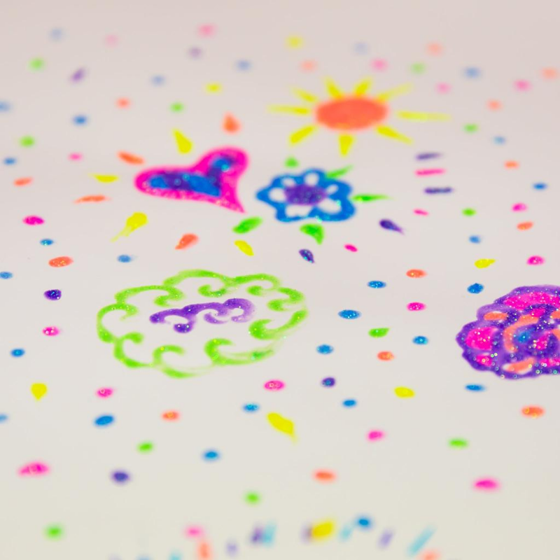 BAZIC 4 Oz. (120 mL) Neon Color Glitter Glue