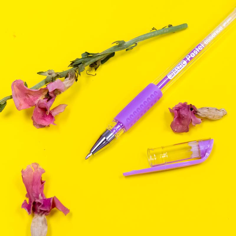 BAZIC 6 Glitter Color Essence Gel Pen w/ Cushion Grip