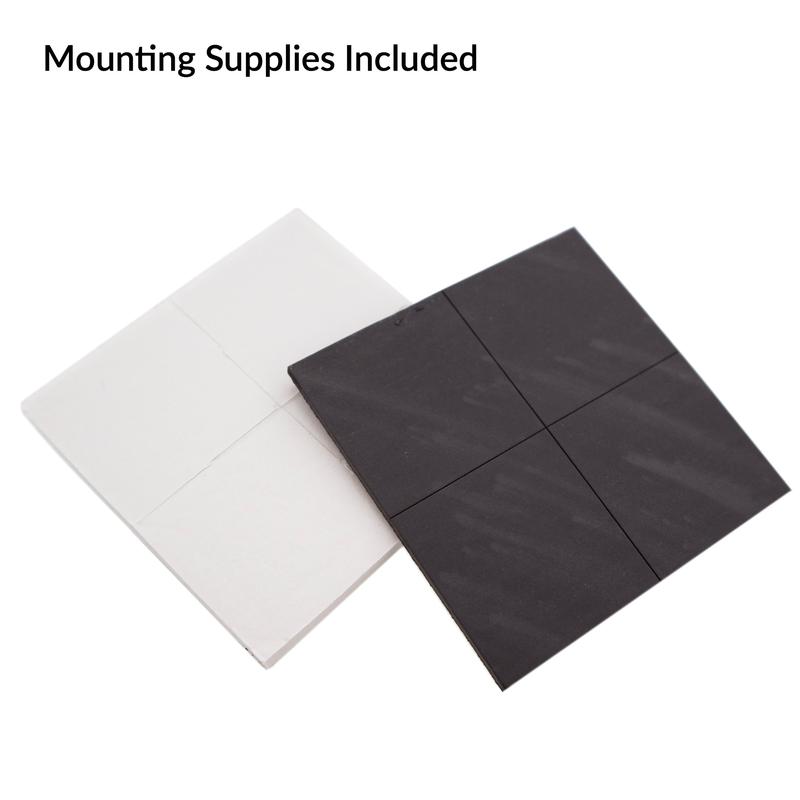 BAZIC 8.5" X 11" Magnetic Dry Erase Board w/ Marker & 2 Magnets