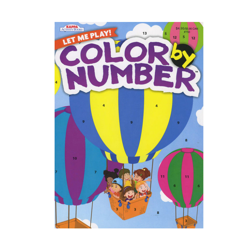 BAZIC KAPPA Activity & Colouring Let Me Play Book
