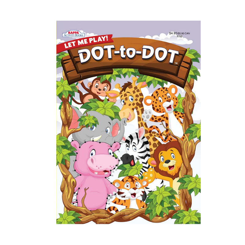 BAZIC KAPPA Activity & Colouring Let Me Play Book