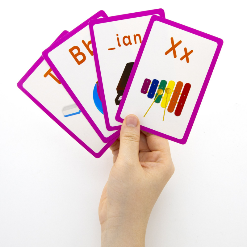 BAZIC Alphabet Preschool Flash Cards (36/Pack)