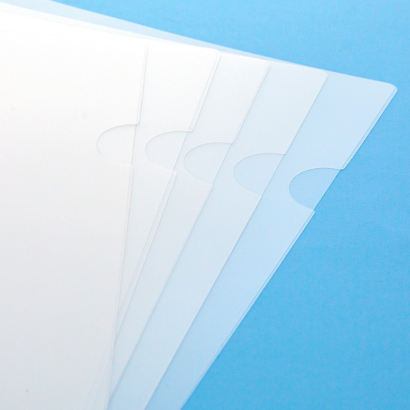 BAZIC Clear Front Report Covers w/ Sliding Bar (3/Pack)