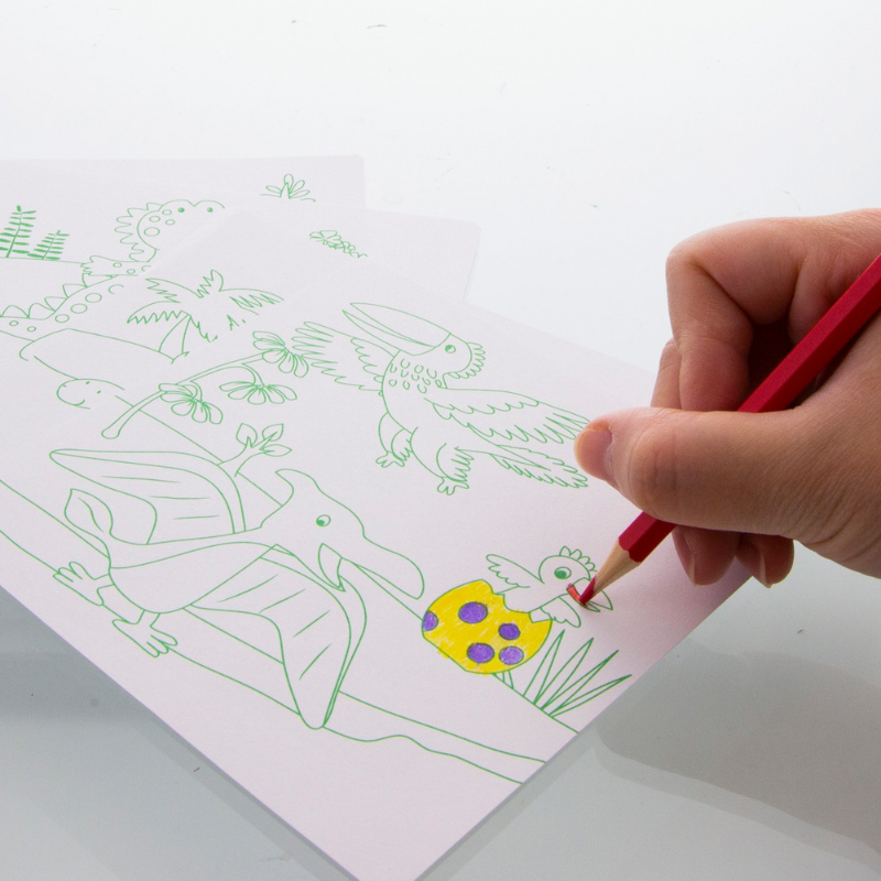 BAZIC Dinosaur Series Assorted Sticker (80/Bag)