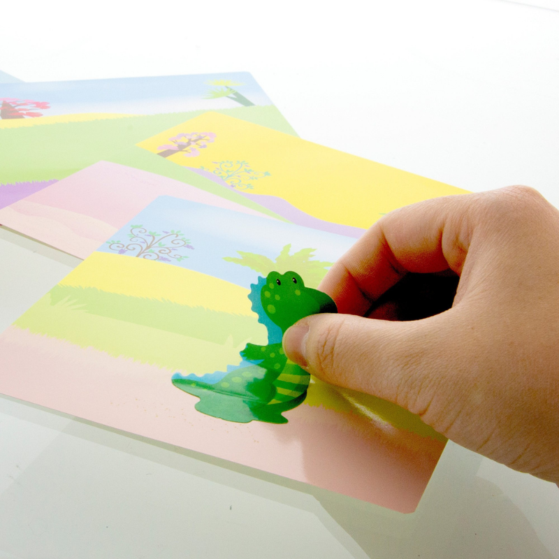 BAZIC Dinosaur Series Assorted Sticker (80/Bag)