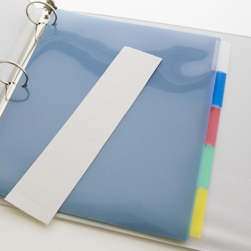 BAZIC Clear Coupon/Cheque Size Zip Envelope