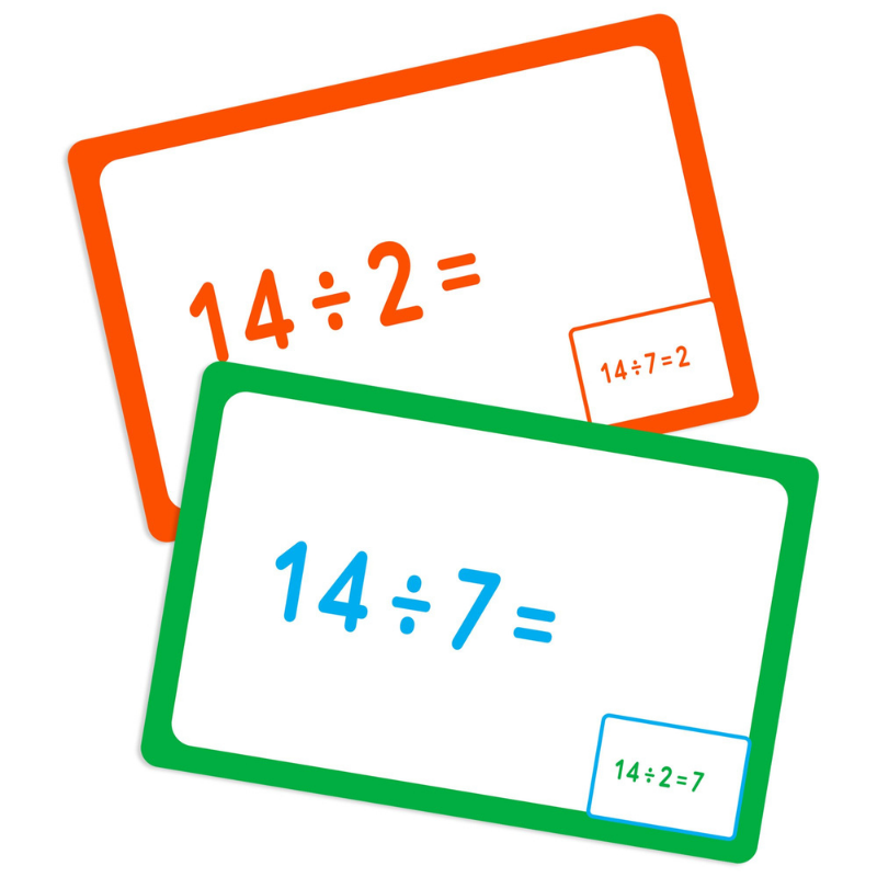 BAZIC Division Flash Cards (36/Pack)
