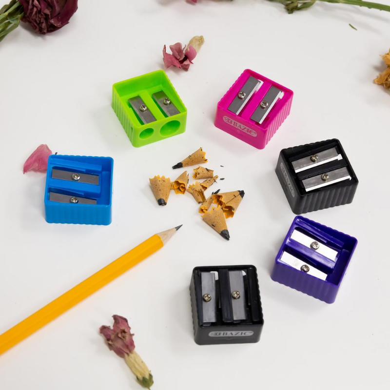 BAZIC Dual Blades Square Sharpener (6/Pack)