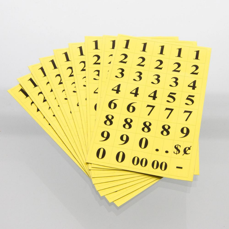 BAZIC Gold Foil Number Label (378/Pack)