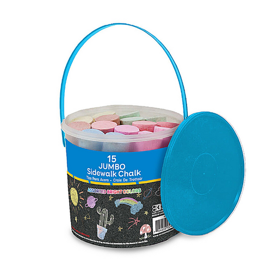BAZIC Jumbo Color Chalk (15/Bucket)