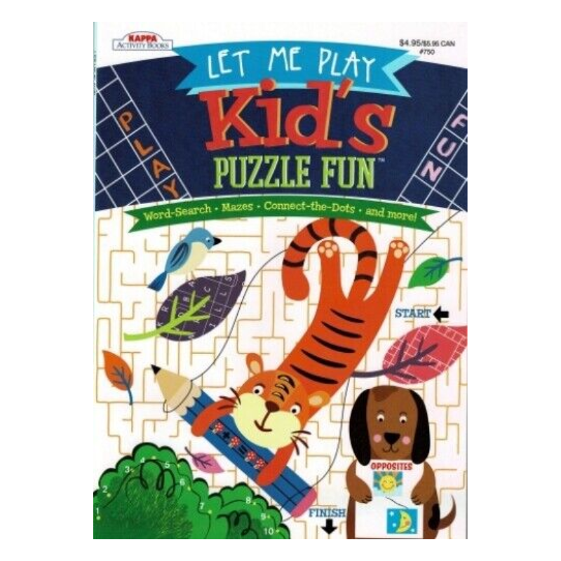 BAZIC KAPPA Activity & Colouring Let Me Play Book