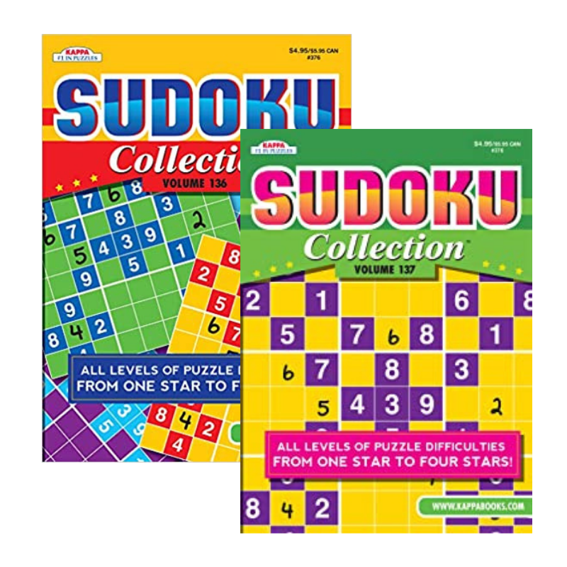 BAZIC KAPPA Sudoku Collection Puzzle Book