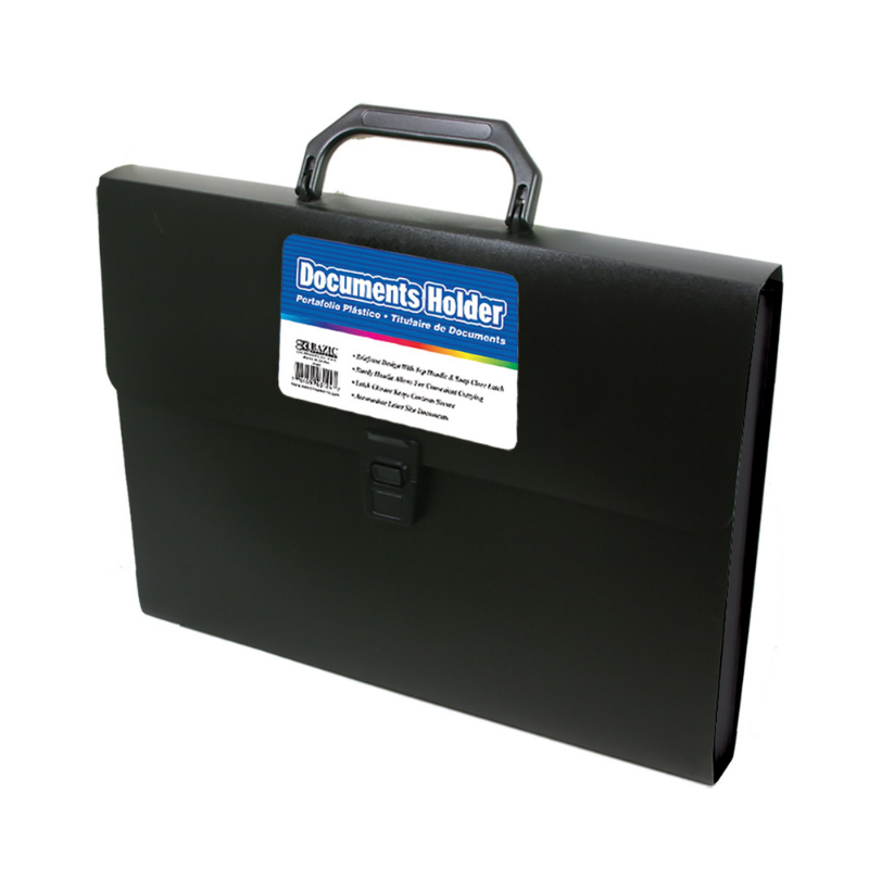 BAZIC Letter Size Document Case w/ Handle