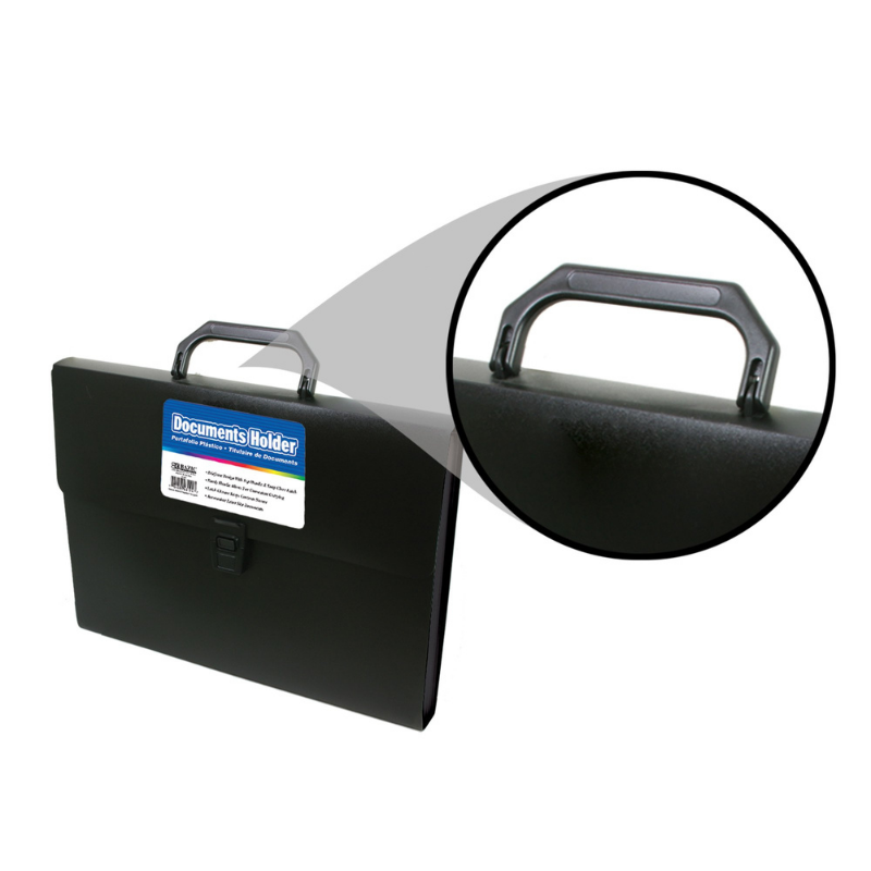 BAZIC Letter Size Document Case w/ Handle