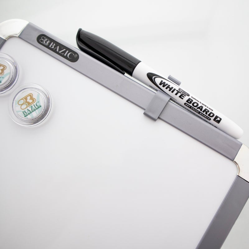 BAZIC 11" X 17" Magnetic Dry Erase Board w/ Marker & Magnets