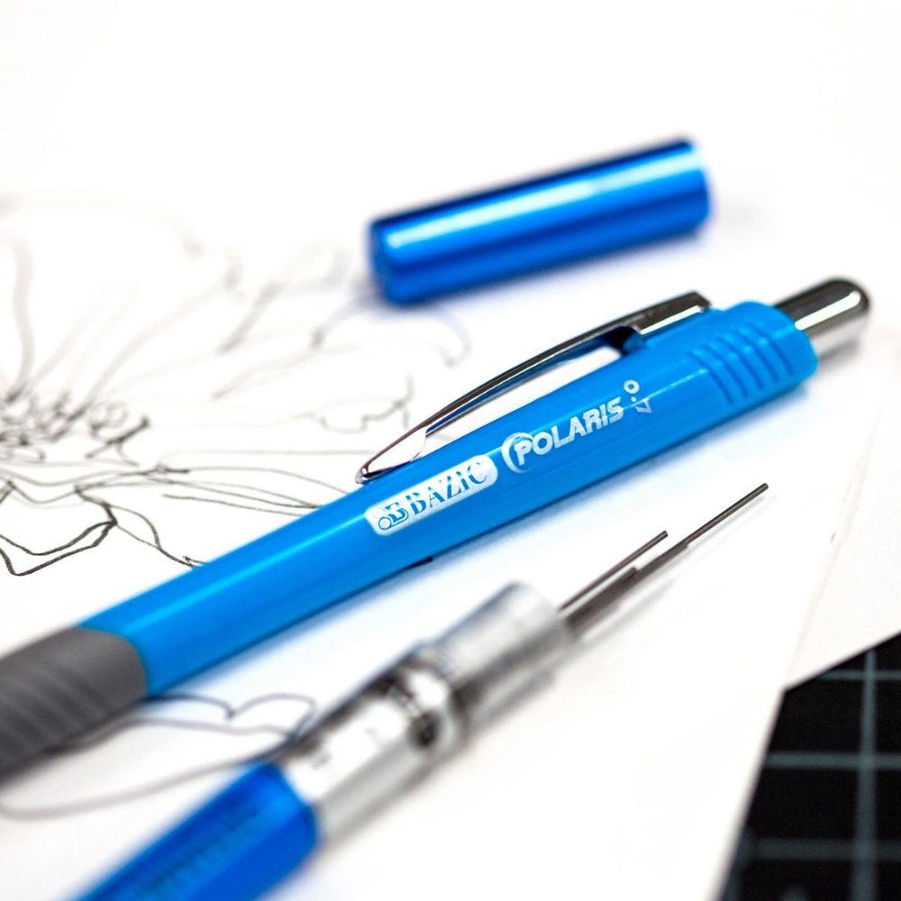 BAZIC Polaris 0.7mm Mechanical Pencil w/ Ceramics High-Quality Lead