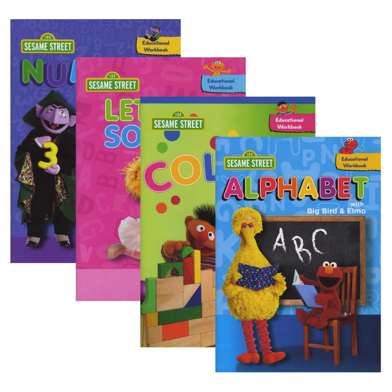 BAZIC Sesame Street Workbooks