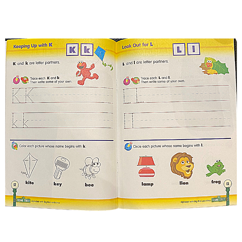 BAZIC Sesame Street Workbooks