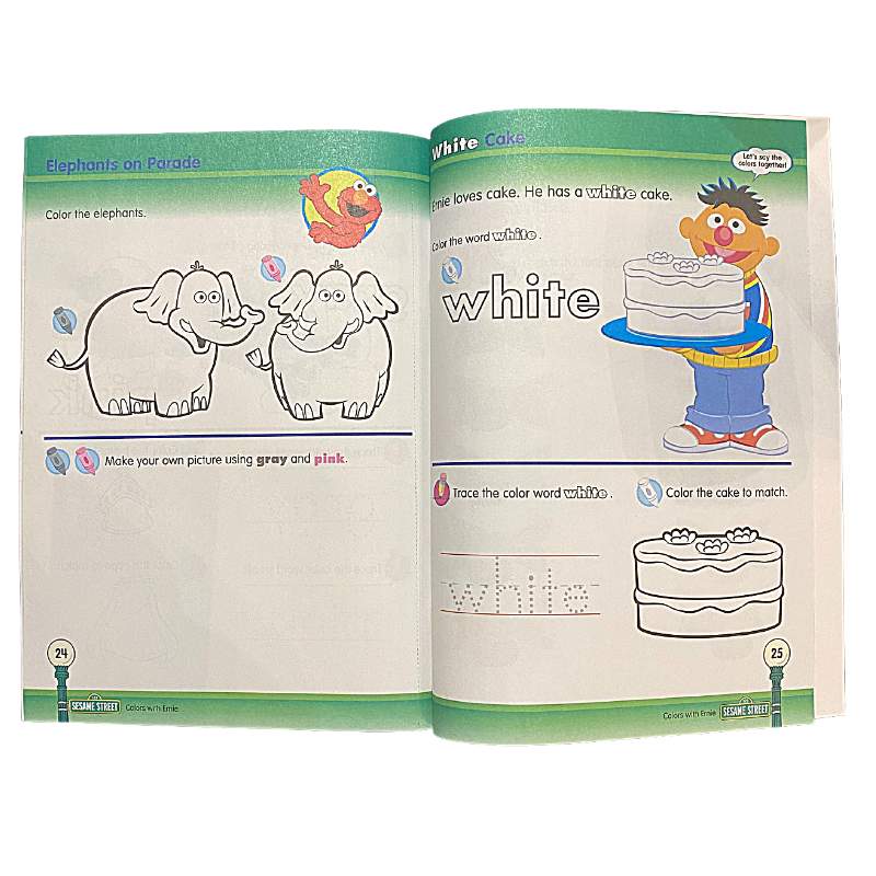 BAZIC Sesame Street Workbooks