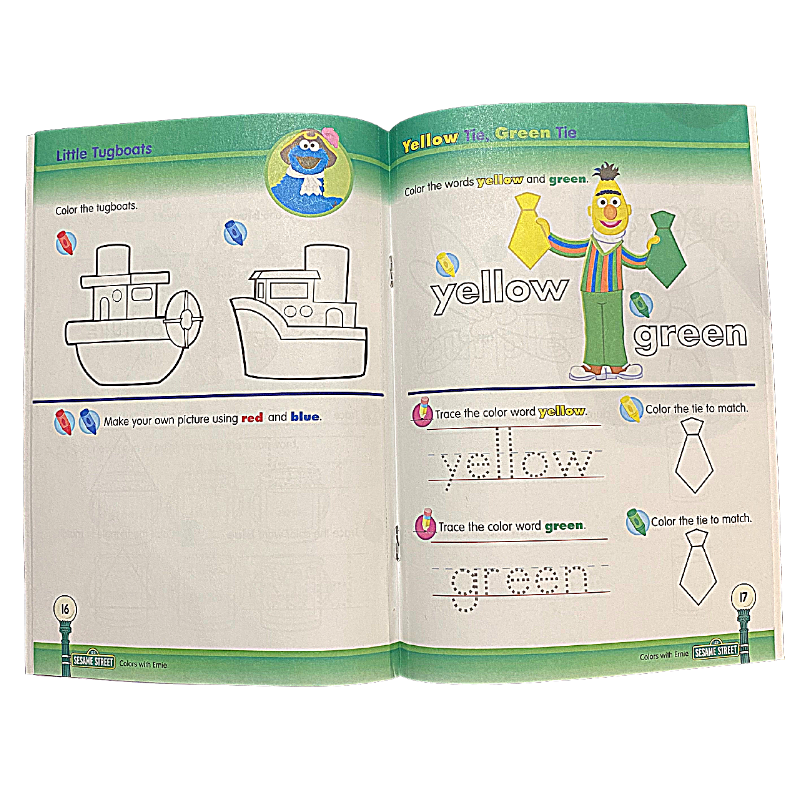 BAZIC Sesame Street Workbooks
