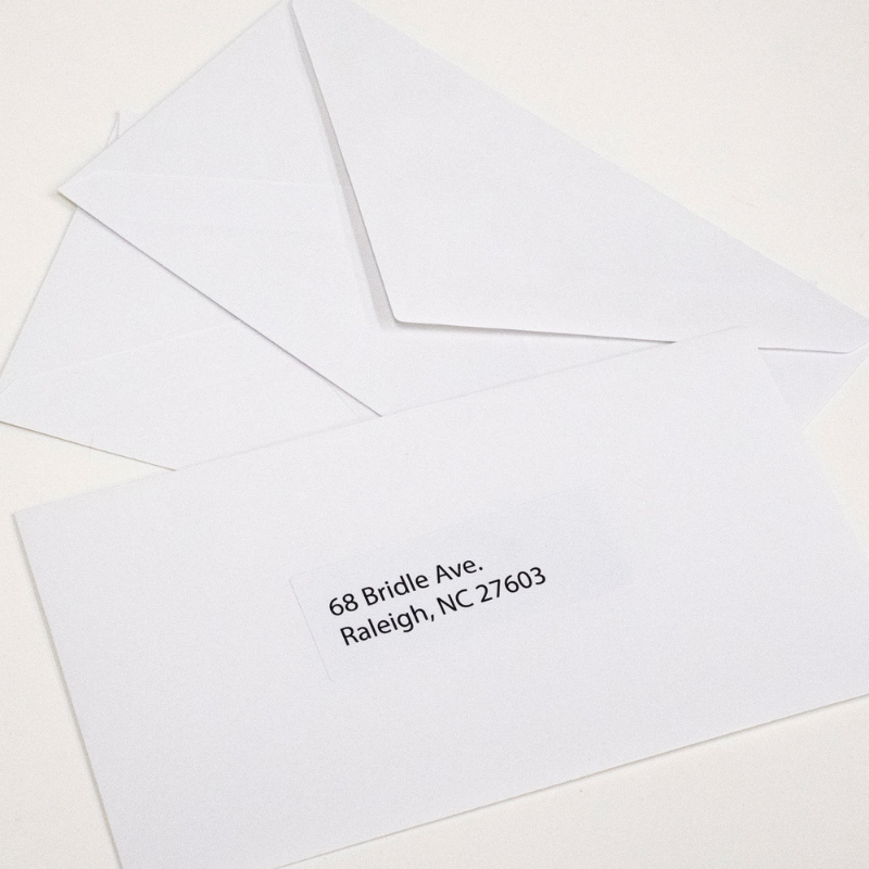 BAZIC #6 3/4 White Envelope w/ Gummed Closure (100/Pack)