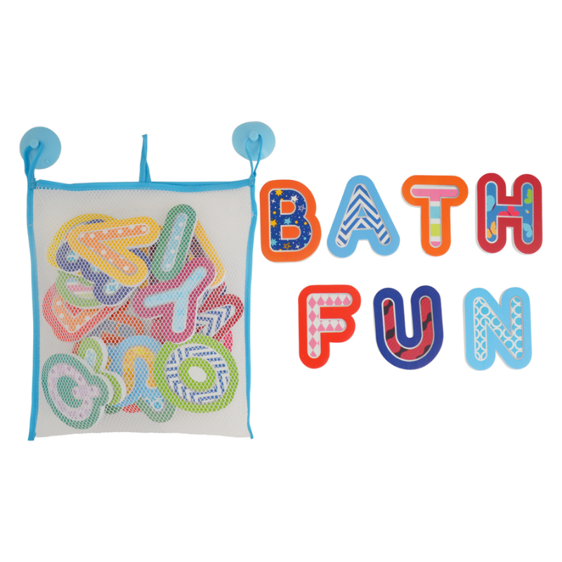 Buddy & Barney Bath Stickers ƒ?? Alphabet