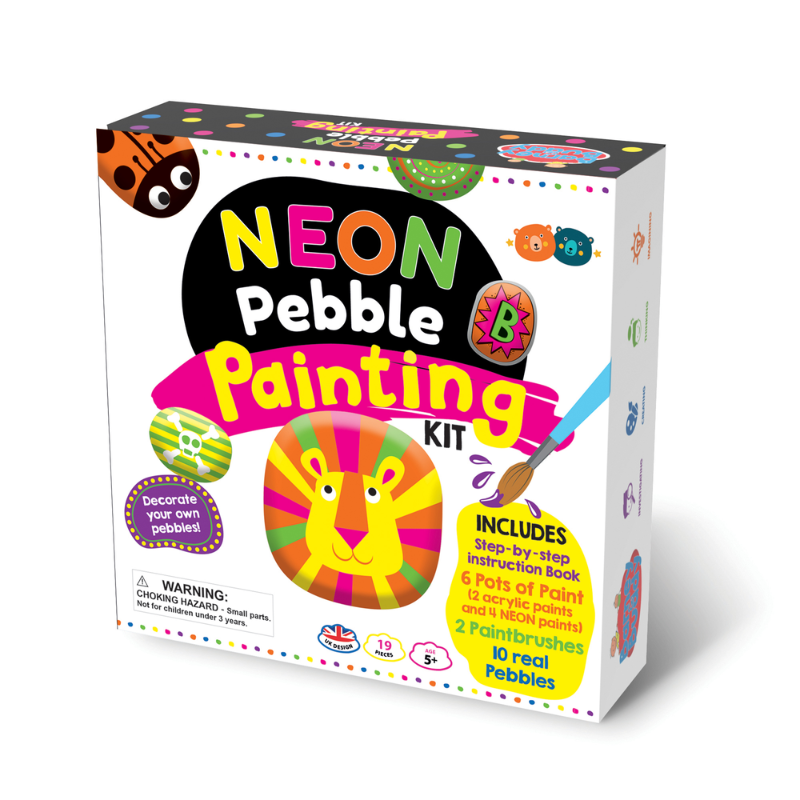 Buddy & Barney Neon Rock Painting Kit