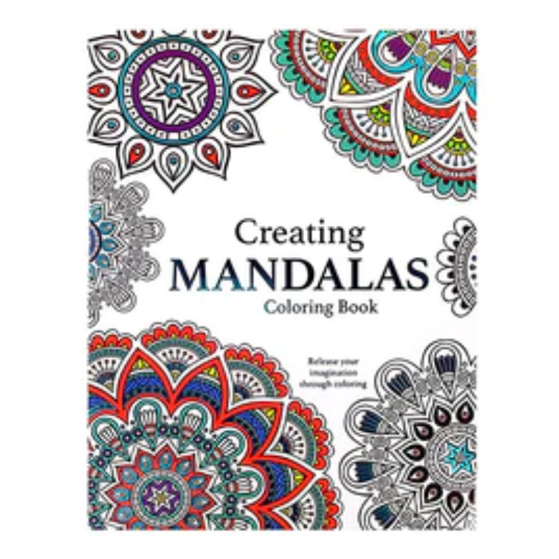 BAZIC Mandalas Colouring Book for Adults