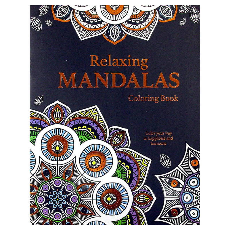 BAZIC Mandalas Colouring Book for Adults