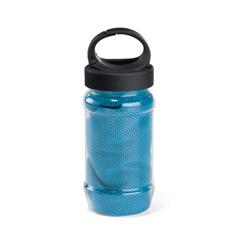 Bottle with Polyester Sports Towel